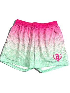 Baseball Lifestyle 101 Gradient Mesh Shorts Watermelon Small Beach Resort